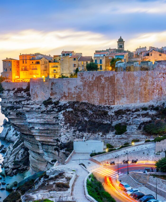 corsica - old city cliff view