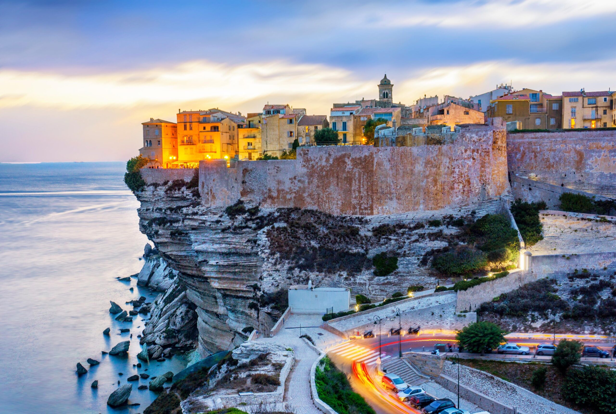 corsica - old city cliff view
