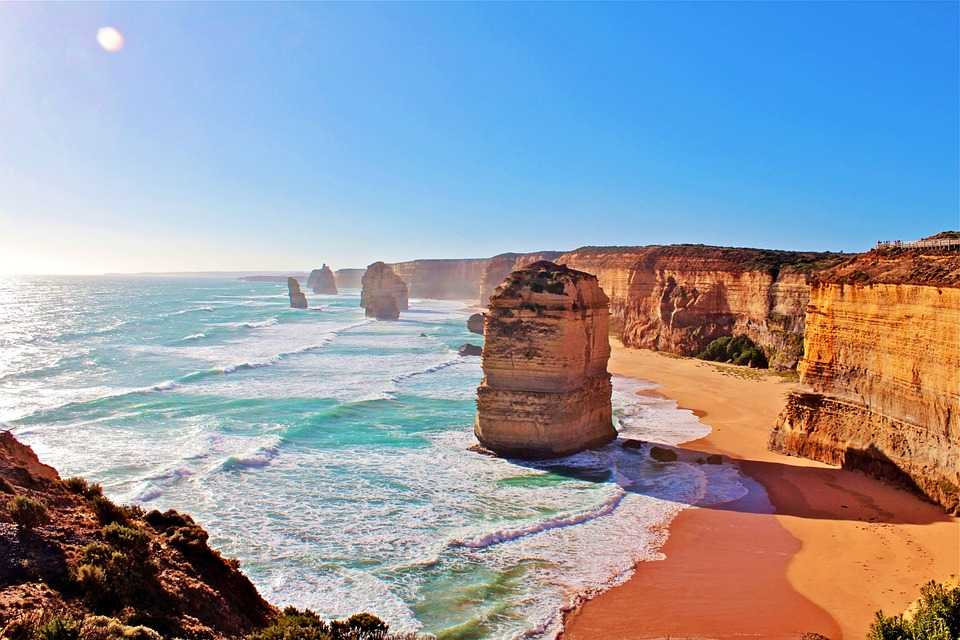 Coast Beach Great Ocean Road Ocean Australia