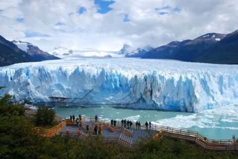 Photo of melting glaciers