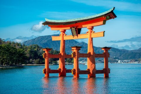 Photo of Japanese temple gate