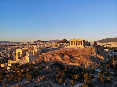 Picturesque view of Athens