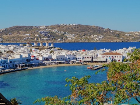 The island of Mykonos