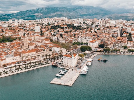 View over Split