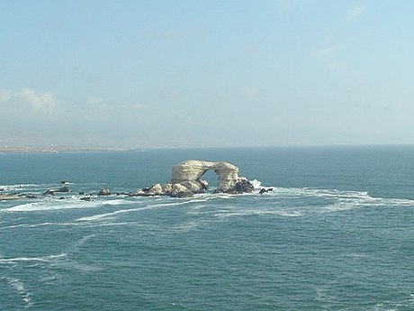 "La portada" natural monument in Antofagasta.