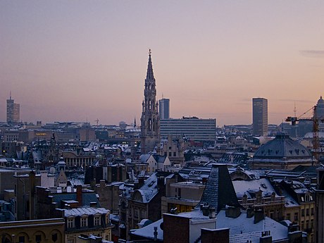 Skyline of Brussels