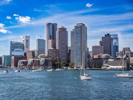 View of Boston in USA