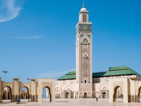 Mosque in Casablanca, Morocco
